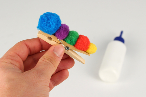 Chenille Memo Clothespin