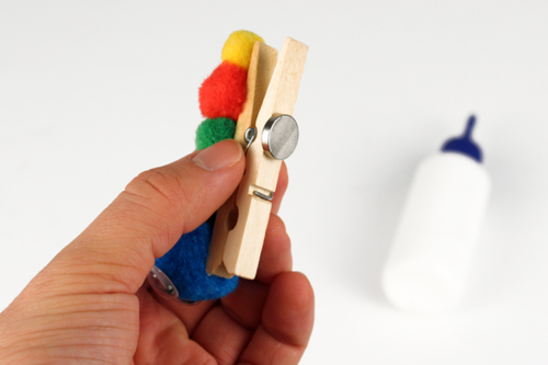 Chenille Memo Clothespin