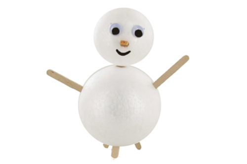 Polystyrene Snowman