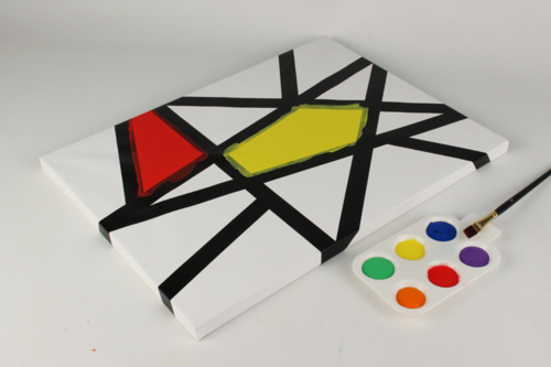 Mi primera pintura de arte abstracto