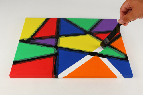 Mi primera pintura de arte abstracto