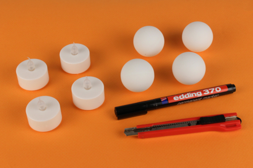 Monstruos luminosos de Halloween