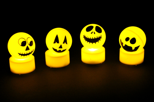 Monstruos luminosos de Halloween