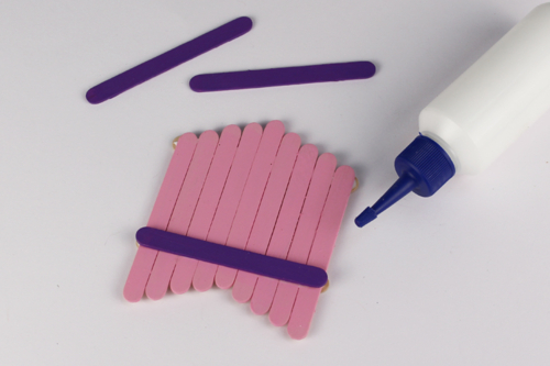 Decorative Birdhouse with Wooden Sticks