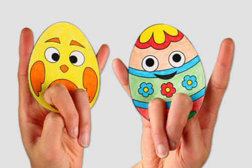 Títeres de dedos - Pascua