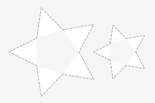 Cardboard Christmas Stars