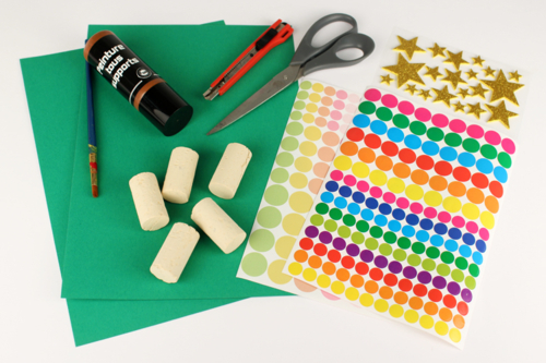 Marcador de lugar árbol de Navidad