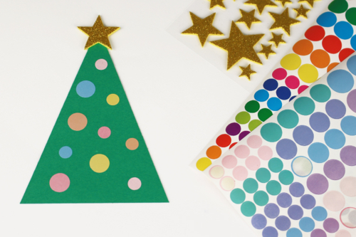 Marcador de lugar árbol de Navidad