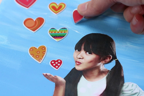 Photo Board "Big Kisses"