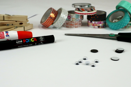 Butterfly Magnet with a Clothespin