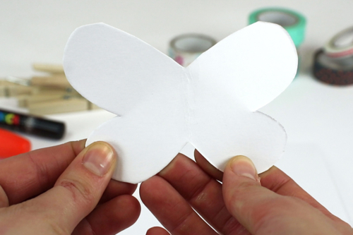 Butterfly Magnet with a Clothespin