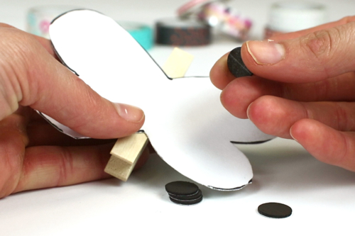 Butterfly Magnet with a Clothespin