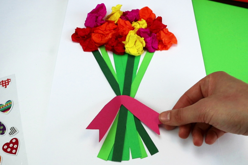 Tarjeta ramo de flores