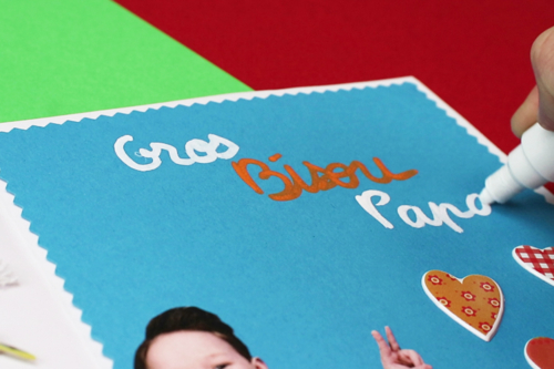 Tarjeta corbatas día del padre