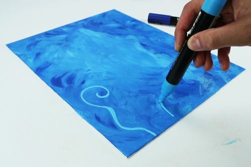 Cuadro 3D: Ballena y barco pirata