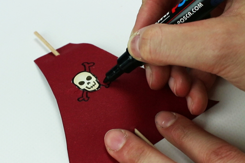 Cuadro 3D: Ballena y barco pirata