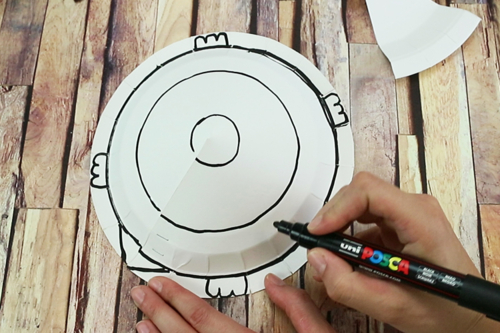 Make a Turtle with a Paper Plate