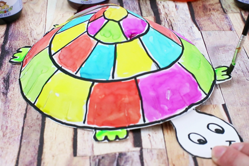 Make a Turtle with a Paper Plate