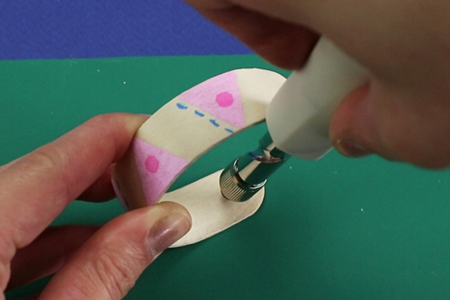 Pulseras con palitos de helado