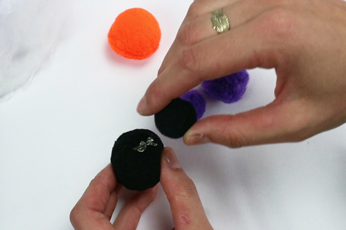 Pom Pom and Pipe Cleaner Spiders