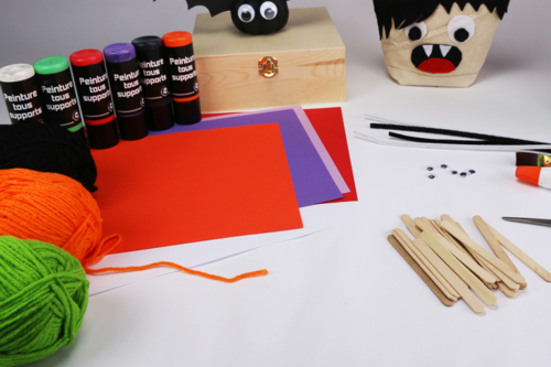 Funny Monsters on Sticks