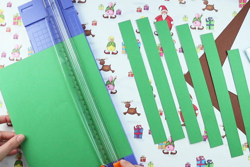 3D Christmas Tree with Paper Strips