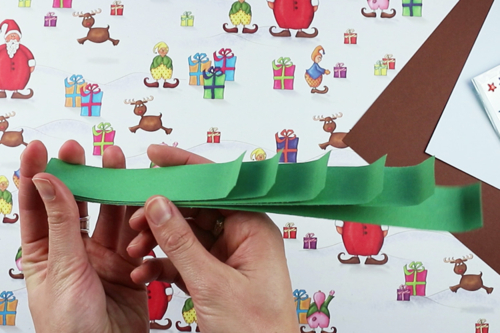 3D Christmas Tree with Paper Strips