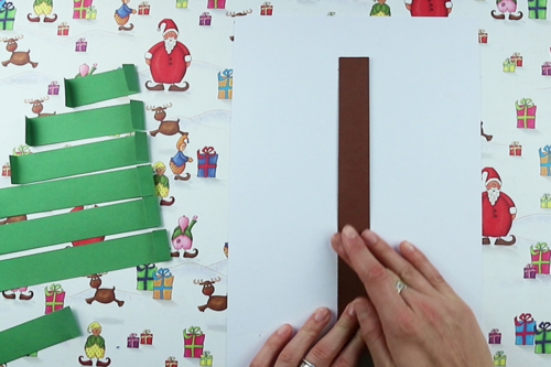 3D Christmas Tree with Paper Strips