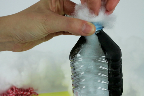 Fabricar un pingüino con una botella de agua