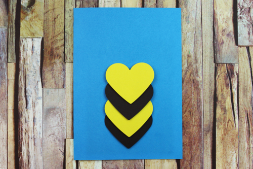 Bee Hearts Card