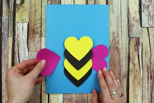 Bee Hearts Card