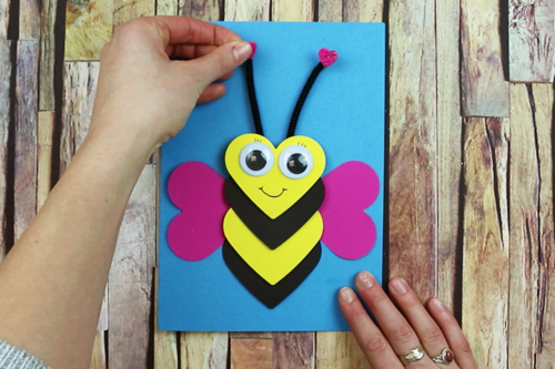 Bee Hearts Card