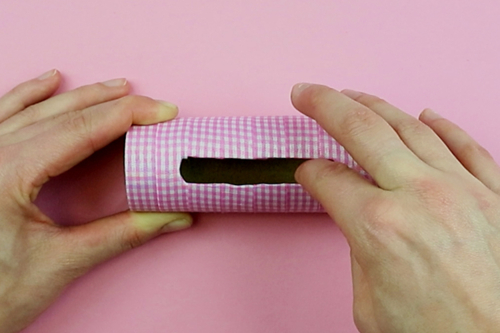 Smartphone Stand with a Cardboard Roll