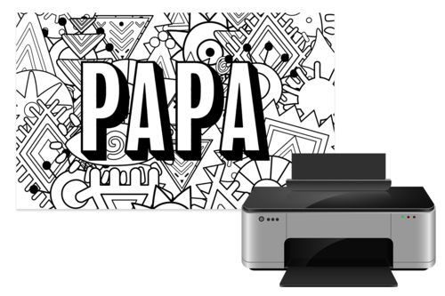 PAPA Coloring - 