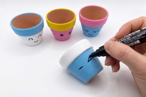 Step 4: Draw the Expressions and Eyes - 