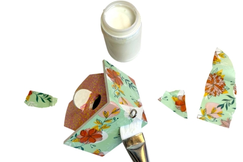 Paso 5: Cubrir toda la casita - 