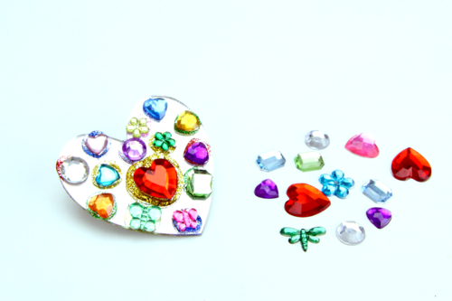 Cover with rhinestones - 