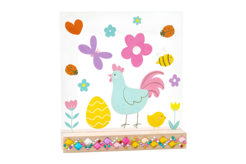 Easter Scene with Stickers