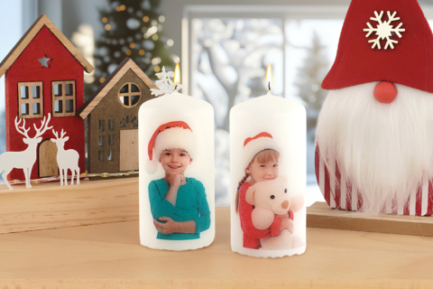 Transfer a Photo onto a Candle