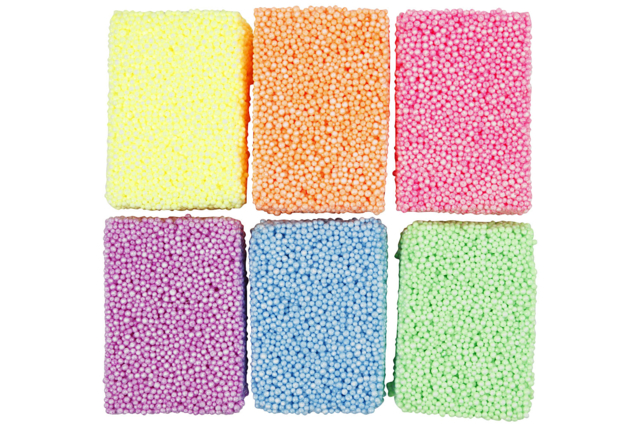 Maxi Bead Modeling Clay - 6 Neon Colors - 6 - Classic Modeling Clay - 10doigts.com - Pâtes à modeler classiques - 10doigts.fr