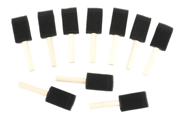 Economical Foam Brushes - 2 - Foam Stamps, Sponges - 10doigts.com - Tampons mousse, éponges - 10doigts.fr