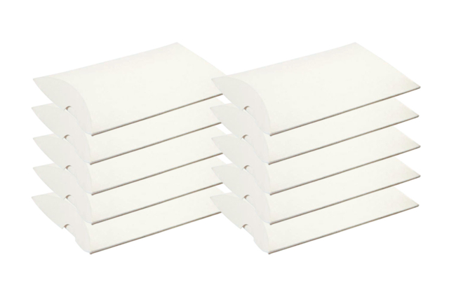 White Cardboard Gift Boxes - 10 Pieces - 5 - Cardboard Boxes and Baskets - 10doigts.com - Boîtes et corbeilles en carton - 10doigts.fr