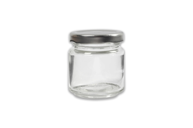 Glass Jar with Screw Lid - 100 ml - 1 - Glass Supports - 10doigts.com - Supports en Verre - 10doigts.fr
