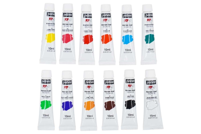 Pebeo Fine Gouache - 12 Pieces - 4 - Liquid Gouache Paint - 10doigts.com - Peinture gouache liquide : des couleurs vives qui s'enlèvent à l'eau - 10doigts.fr