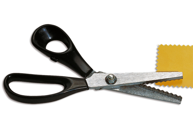 Pinking Shears for Fabrics - 20 cm - 0 - Scissors - 10doigts.com - Ciseaux scolaires et créatifs : enfant, gaucher, couture et ciseaux cranteurs - 10doigts.fr