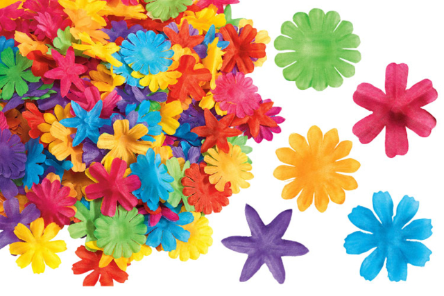 Fabric Flowers - 300 Pieces - 1 - Decorative Flowers and Leaves - 10doigts.com - Décorations fleurs et feuilles : ajoutez une touche de nature à toutes vos créations - 10doigts.fr