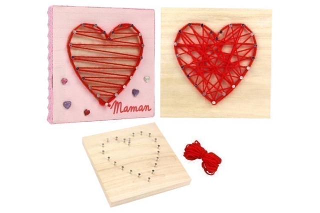 String Art - String Art pour enfants : l'art de créer avec des fils - 10doigts.fr