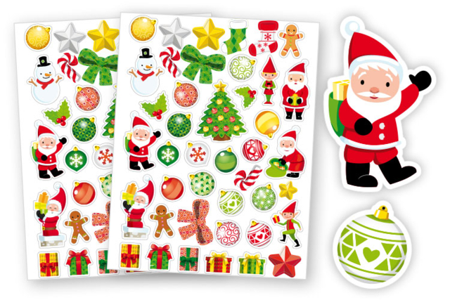 Christmas Stickers - 84 pcs - 4 - Christmas Stickers and Labels - 10doigts.com - Gommettes de Noël - 10doigts.fr