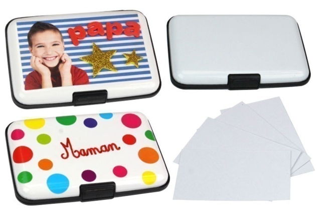Customizable Card Holder - 9 - Opaque Plastic - 10doigts.com - Plastique Opaque - 10doigts.fr
