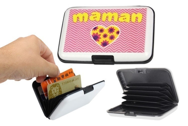 Customizable Card Holder - 7 - Opaque Plastic - 10doigts.com - Plastique Opaque - 10doigts.fr